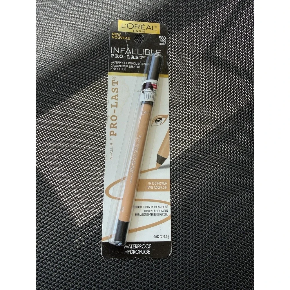 L'oreal Infallible Pro Last Waterproof Eyeliner Pencil 980 Nude Beige NEW
